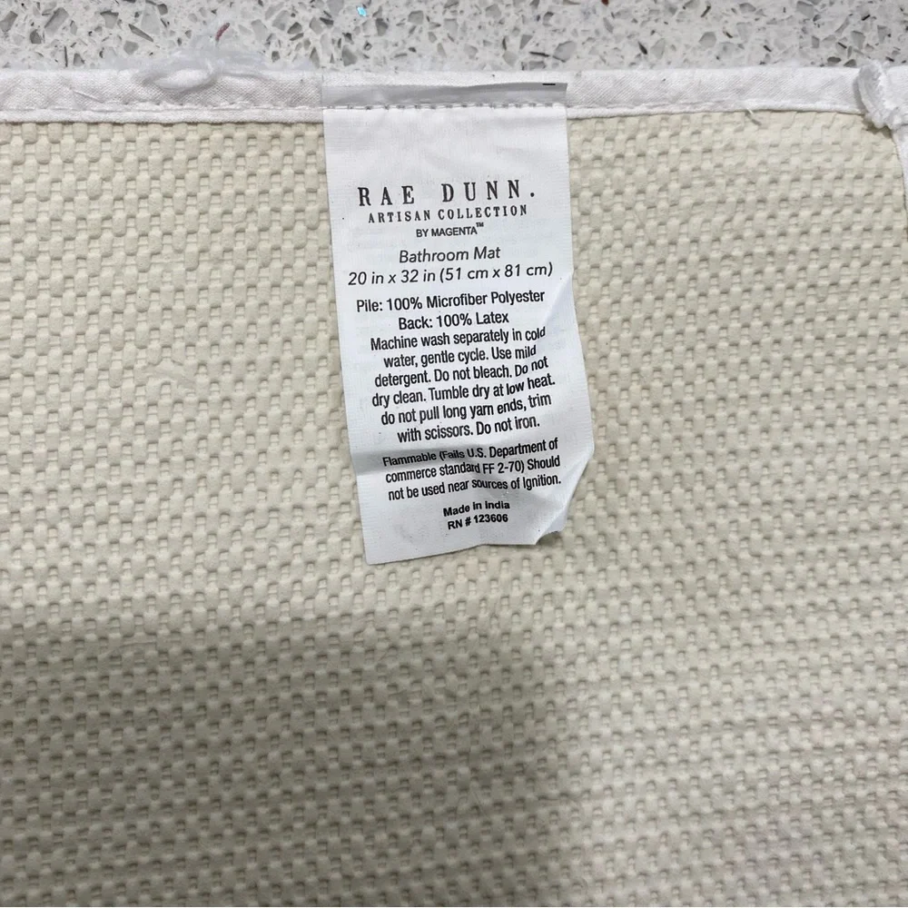 RAE DUNN Christmas Bathroom Mat/ Bath Rug